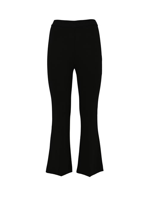 Pantalone Claudette in viscosa punto milano Liviana Conti | F5WM34Y69-0